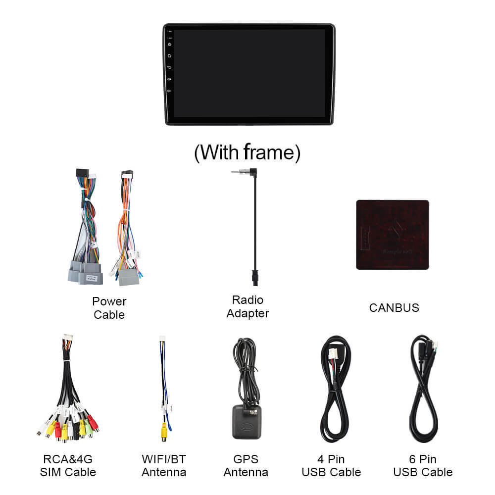 Q74X Qualcomm Android 13 Cat Stereo 10" For Jeep Wrangler 2007-2018