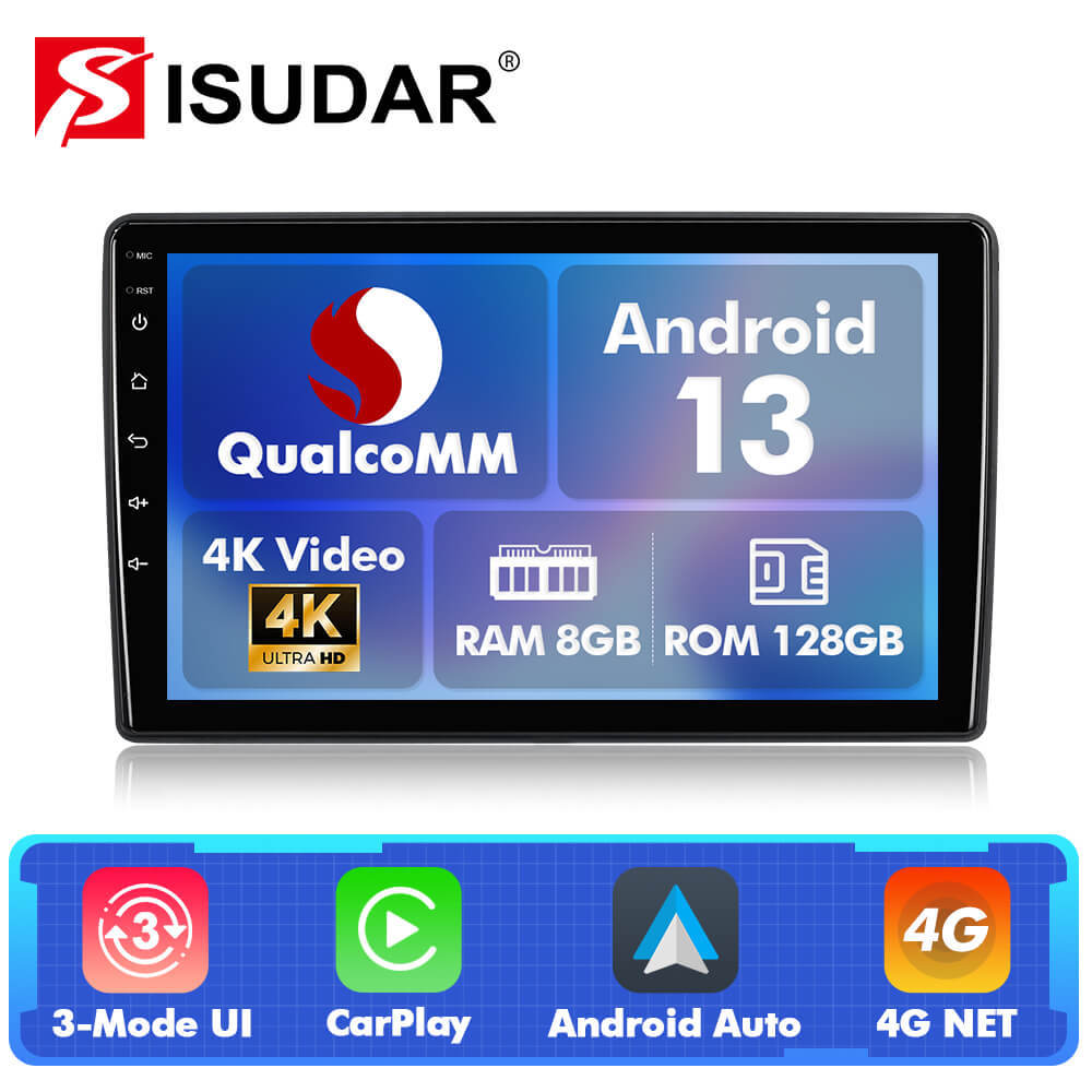 Q74X Qualcomm Android 13 Cat Stereo 10" For Jeep Wrangler 2007-2018