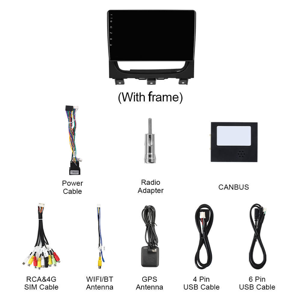 Q74X Qualcomm Android 13 Cat Stereo 9" For Fiat Strada Idea 2012-2016
