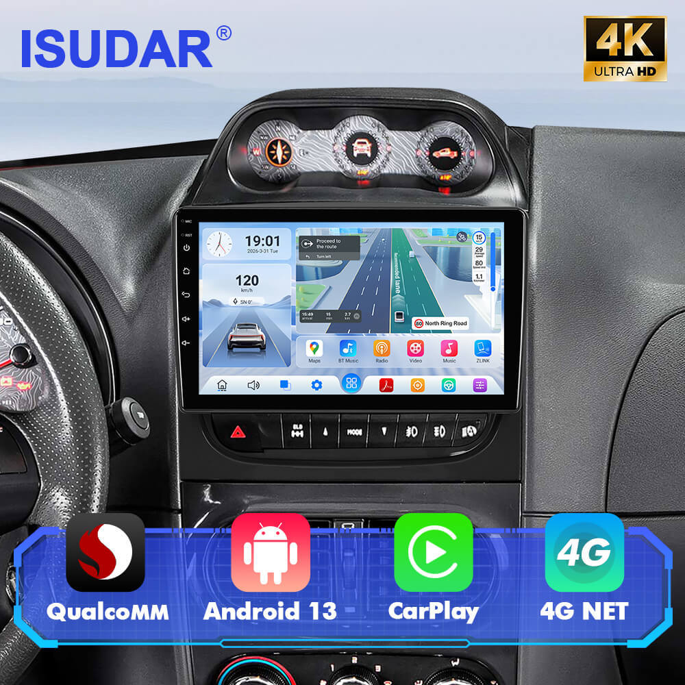 Q74X Qualcomm Android 13 Cat Stereo 9" For Fiat Strada Idea 2012-2016