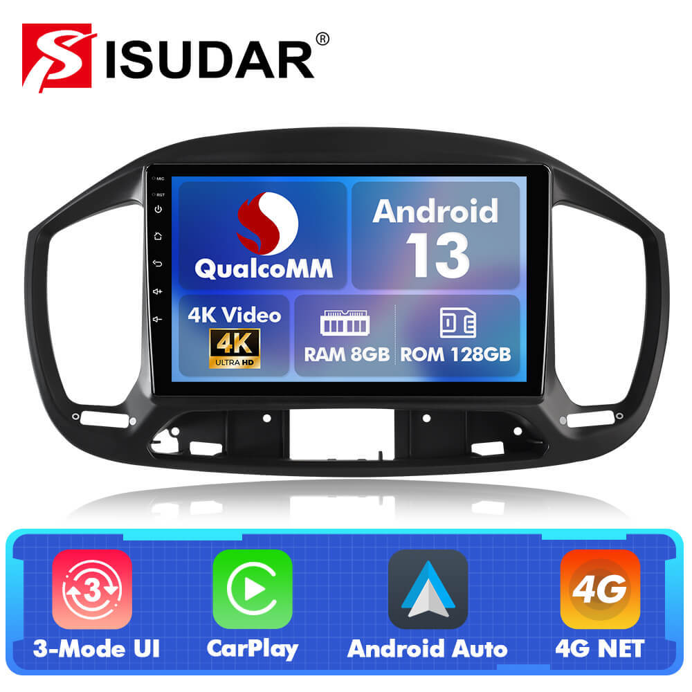 Q74X Qualcomm Android 13 Cat Stereo 9" For Fiat Uno 2015-2020