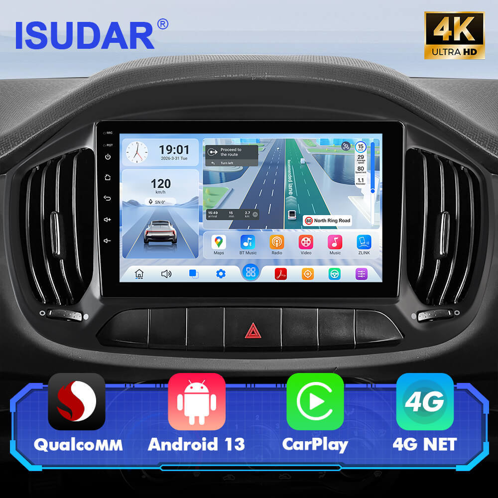 Q74X Qualcomm Android 13 Cat Stereo 9" For Fiat Uno 2015-2020