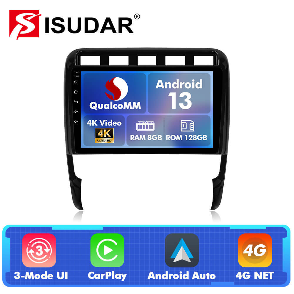 Q74 Qualcomm Android 13 For Porsche Cayenne 2003-2010 9" Car Stereo