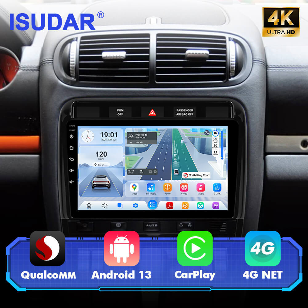 Q74 Qualcomm Android 13 For Porsche Cayenne 2003-2010 9" Car Stereo