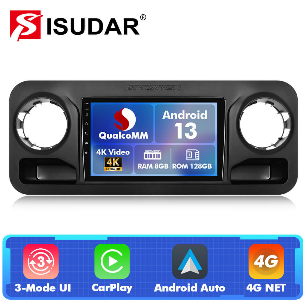 Q74X Qualcomm Android 13 Cat Stereo 10.1" For Mercedes-Benz Sprinter 2018