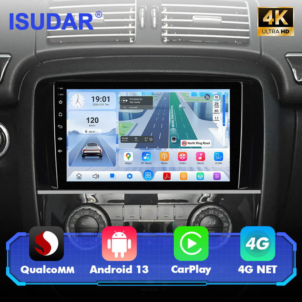 Q74X Qualcomm Android 13 Cat Stereo 9" For Mercedes-Benz R-CLASS W251 R280 R300 R320