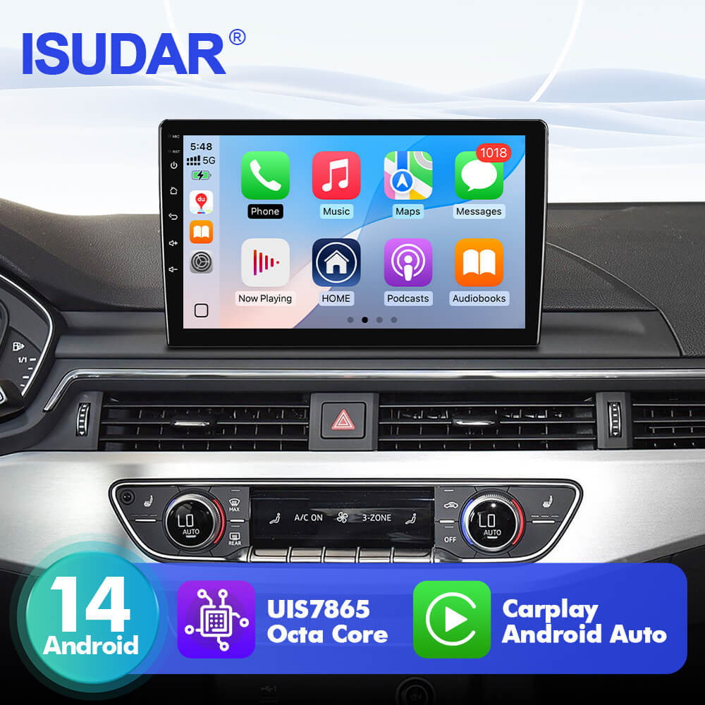 T75/T10C/T10M/ Android 14 universal Car Multimedia 9inch 10inch Player Radio Stereo Navigation No Frame