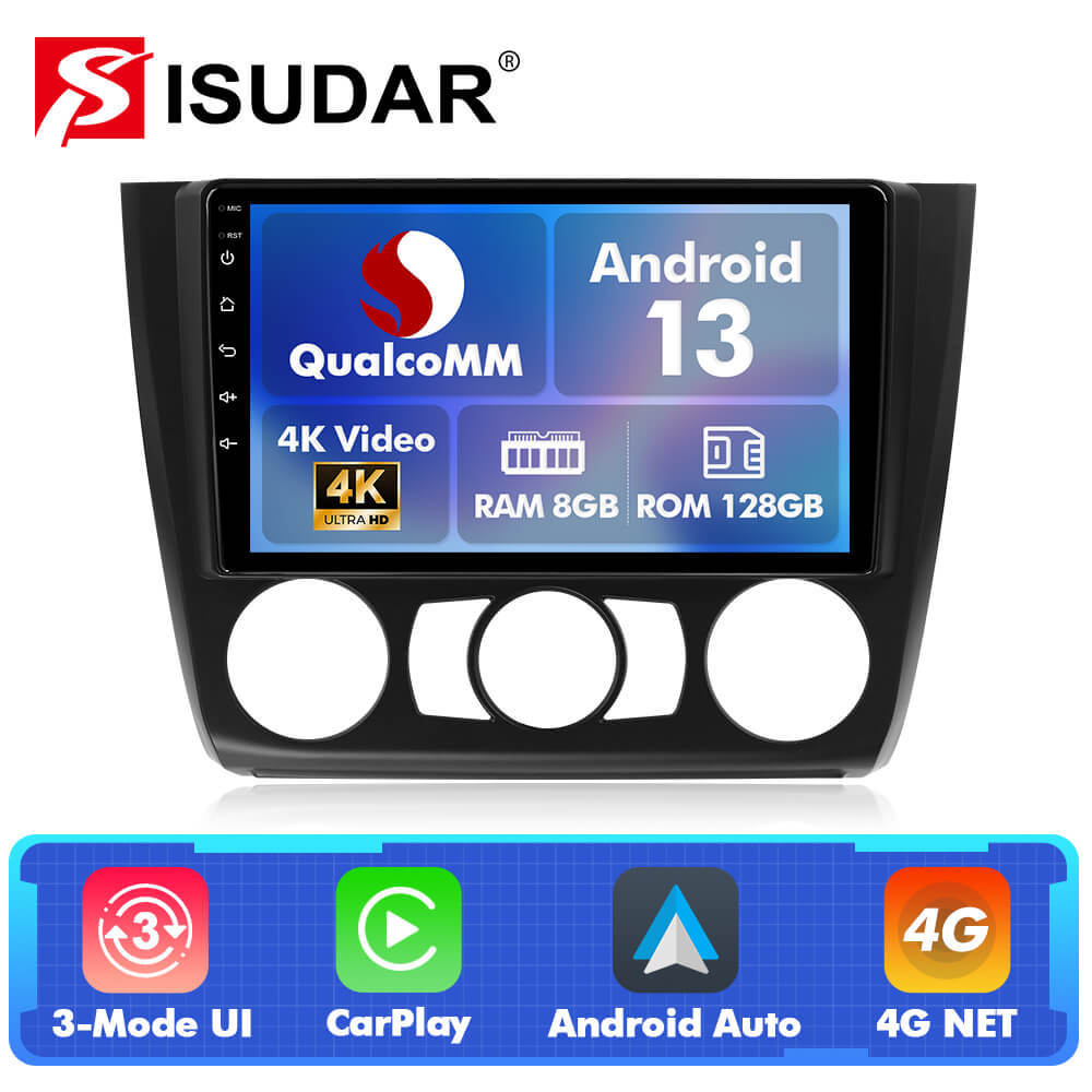 Q74X Qualcomm Android 13 Cat Stereo 10.1" For BMW 1 Series E81
