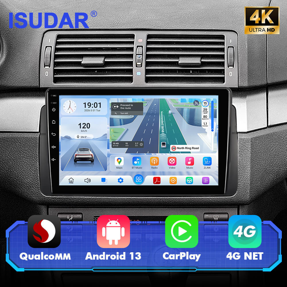 Q74X Qualcomm Android 13 Cat Stereo 10.1" For BMW 3 Series E46 M3 1998-2005