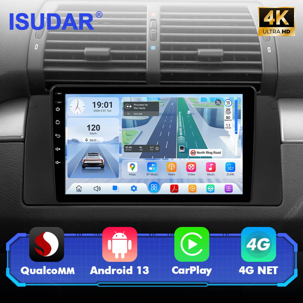 Q74X Qualcomm Android 13 Cat Stereo 10.1" For BMW X5 E53 E39 1995-2006