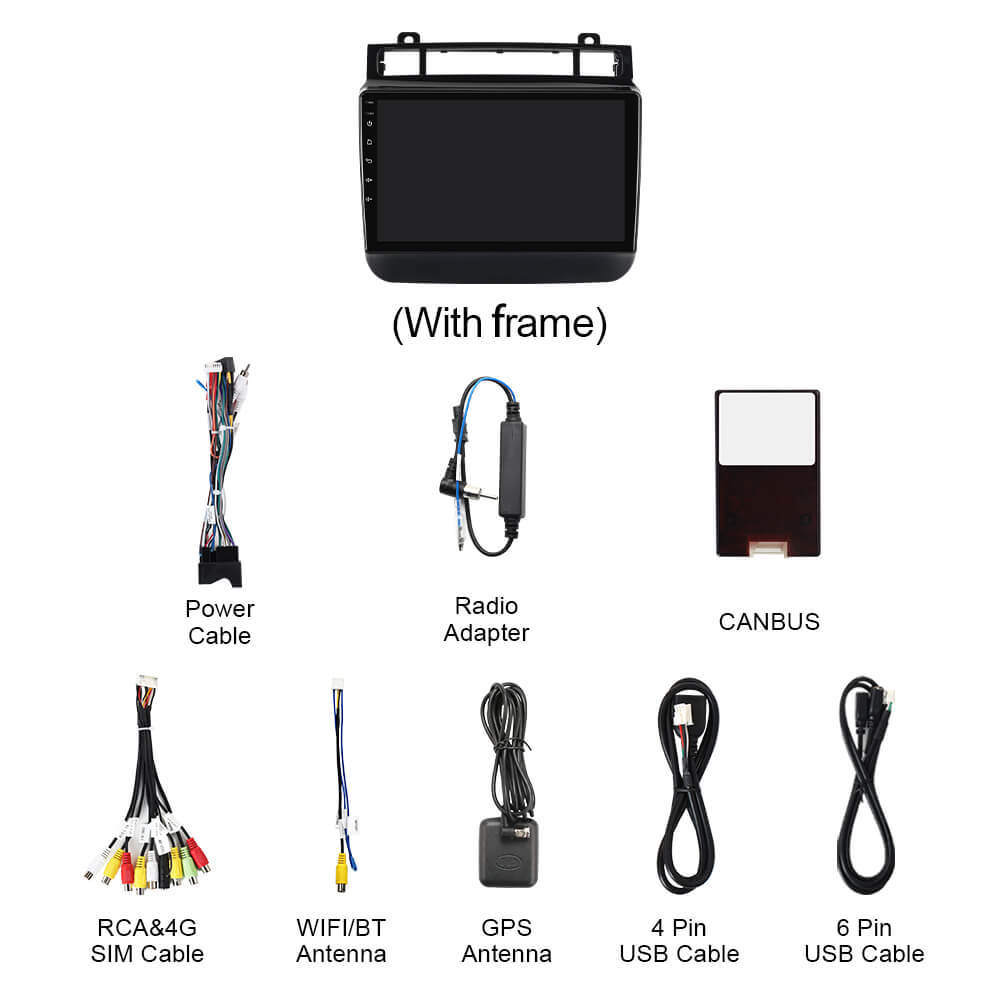 Q74 Qualcomm Android 13 For Volkswagen Touareg FL NF 2010 - 2018  9" screen Car Radio