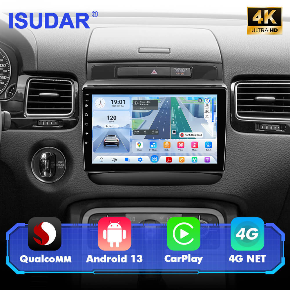 Q74 Qualcomm Android 13 For Volkswagen Touareg FL NF 2010 - 2018  9" screen Car Radio
