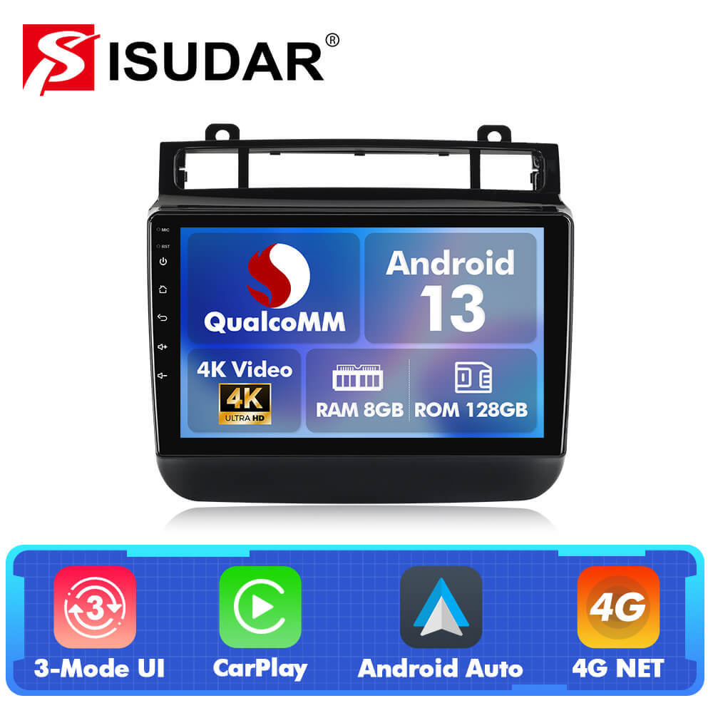 Q74 Qualcomm Android 13 For Volkswagen Touareg FL NF 2010 - 2018  9" screen Car Radio