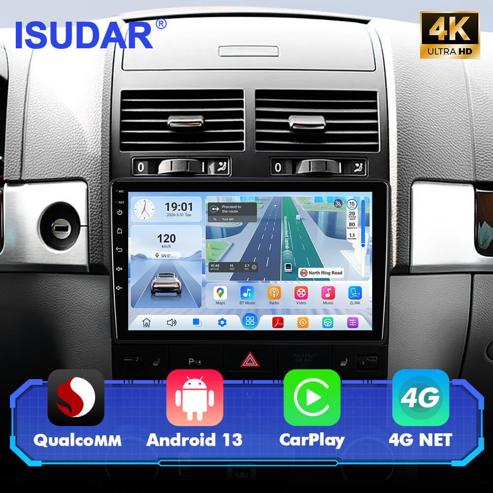 Q74 Qualcomm Android 13 For Volkswagen/Touareg/Transporter T5 9" screen Car Radio