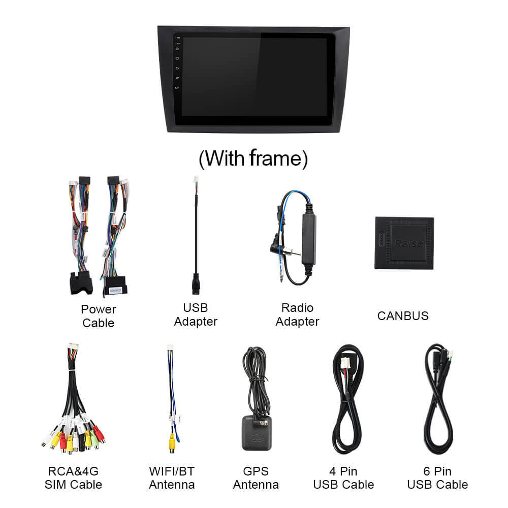 Q74 Qualcomm Android 13 For Volkswagen VW Golf 6 2008-2016 9" Car Radio