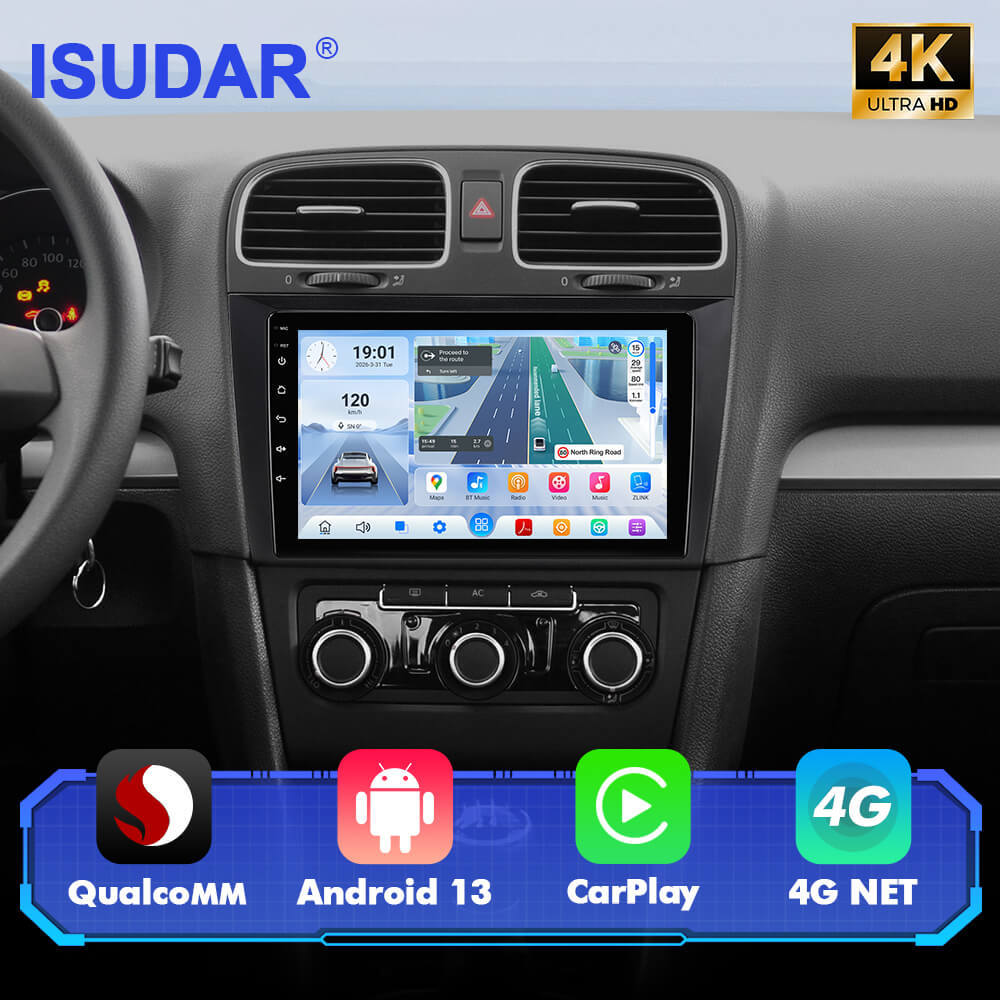 Q74 Qualcomm Android 13 For Volkswagen VW Golf 6 2008-2016 9" Car Radio