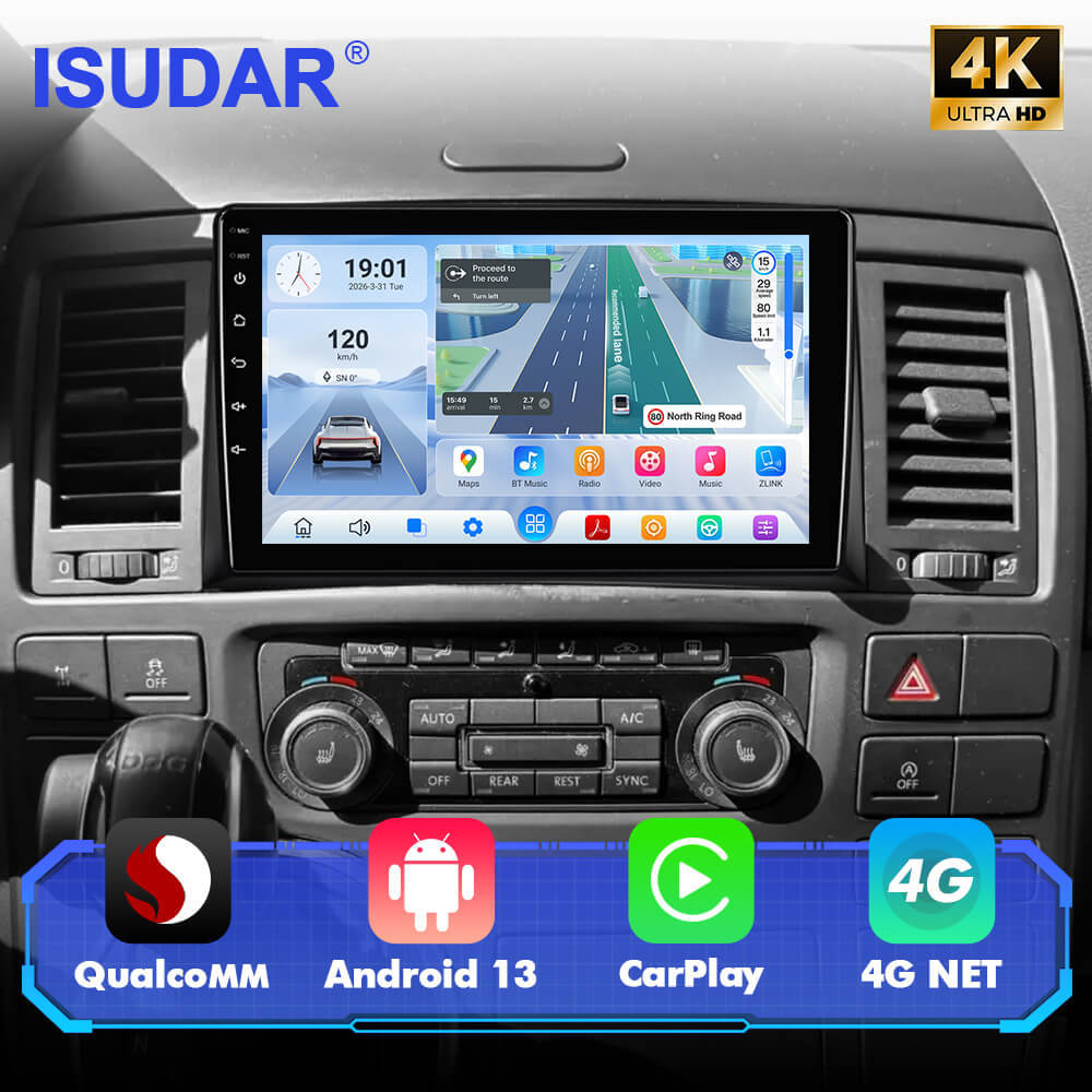 Q74 Qualcomm Android 13 For Volkswagen VW Transporter Multivan T5 Caravel 9" Car Radio