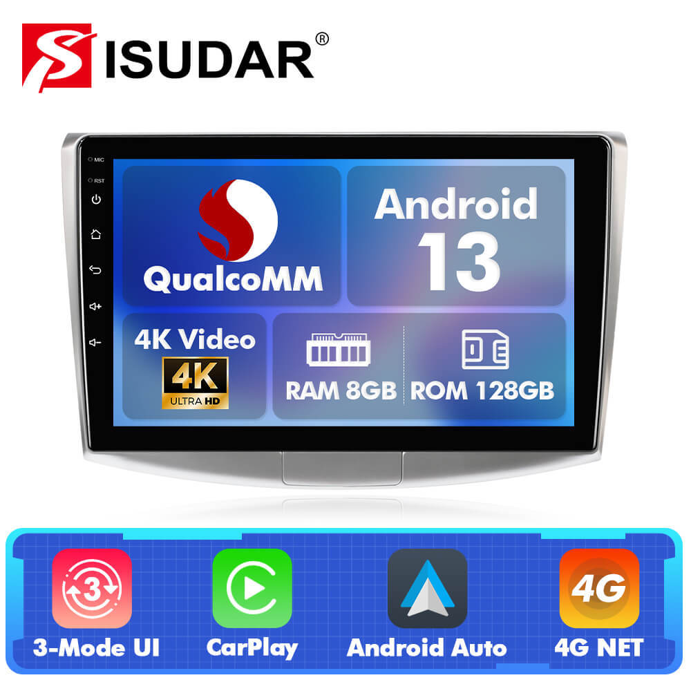 Q74 Qualcomm 10" Android 13 For VW/Volkswagen Passat B6/B7 Car Radio