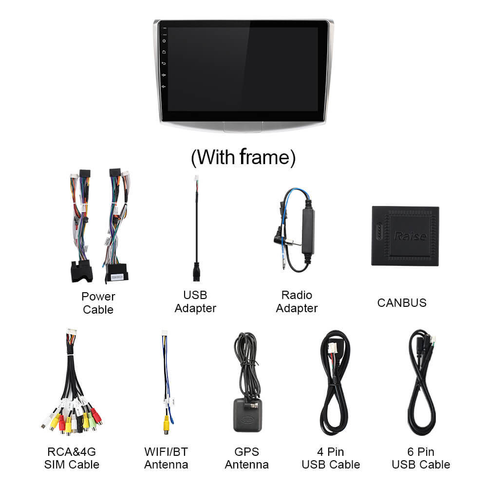 Q74 Qualcomm 10" Android 13 For VW/Volkswagen Passat B6/B7 Car Radio