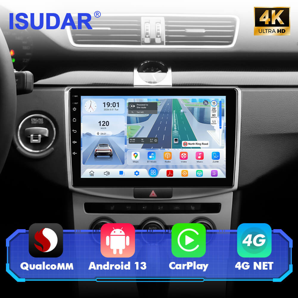 Q74 Qualcomm 10" Android 13 For VW/Volkswagen Passat B6/B7 Car Radio