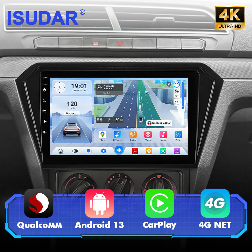 Q74 Qualcomm Android 13 For Gol Voyage G7 2017-2021 9" Car Radio