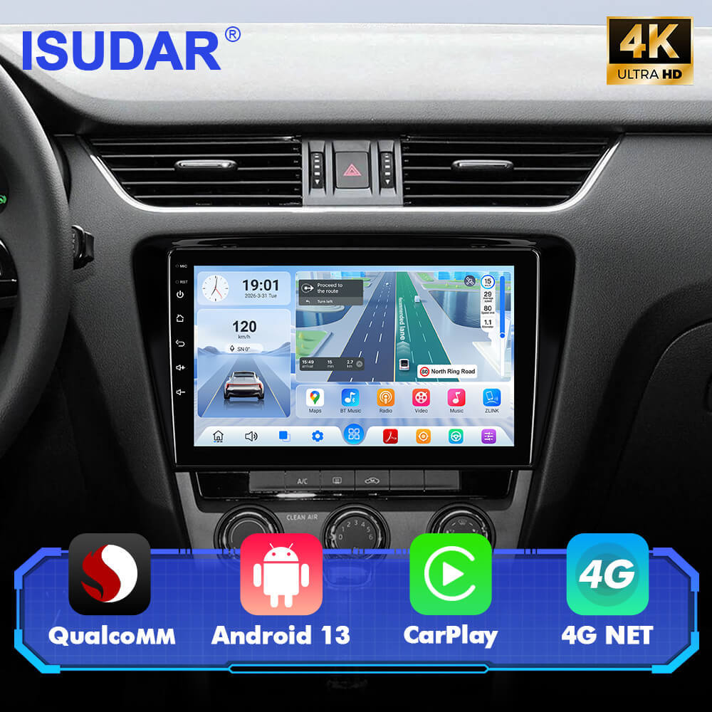 Q74 Qualcomm Android 13 For Skoda Octavia 3 A7 2014- 10" screen Car Radio