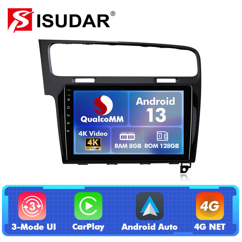 Q74 Qualcomm Android 13 For VW Golf 7 2013-2019 Left Driving 10" Car Radio