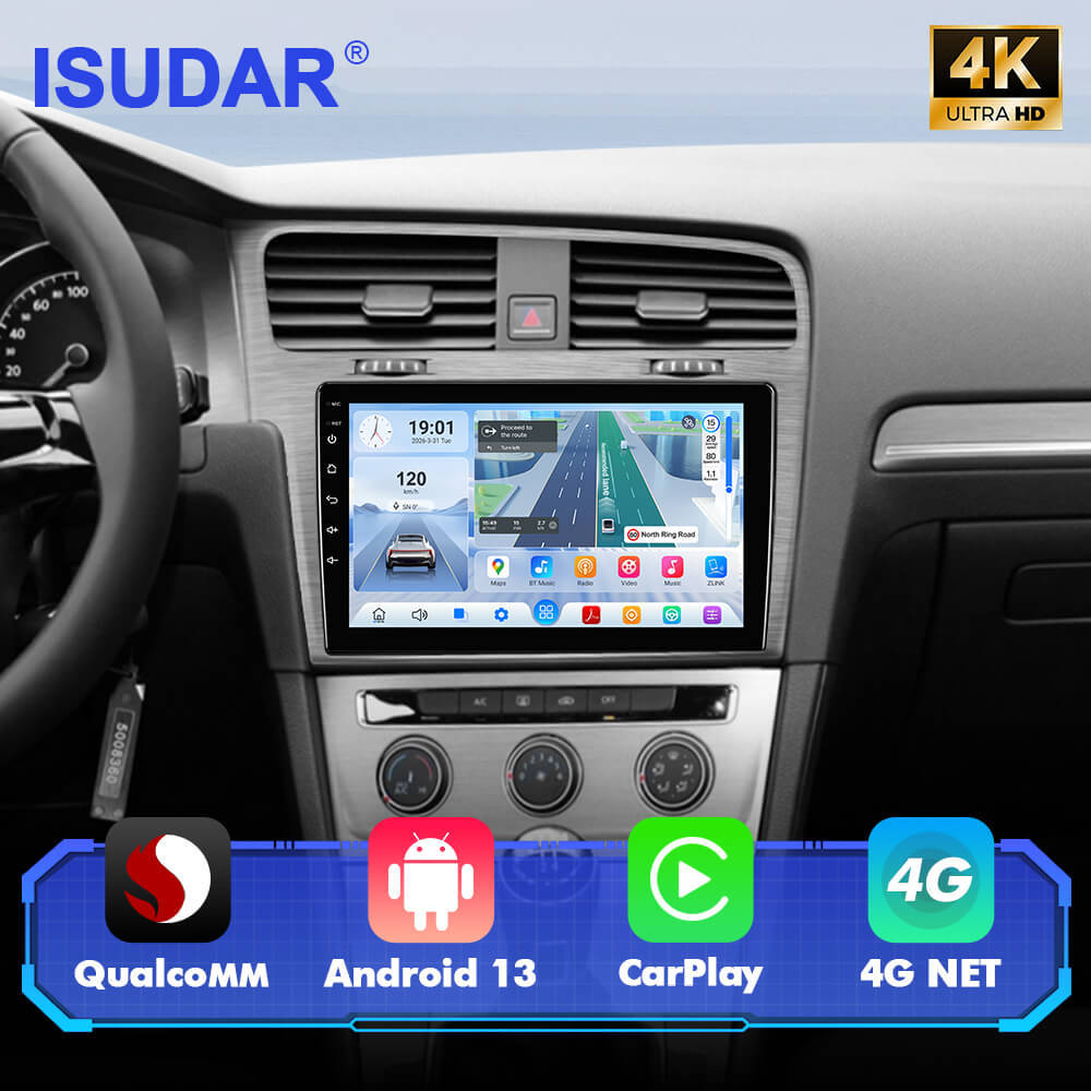 Q74 Qualcomm Android 13 For VW Golf 7 2013-2019 Left Driving 10" Car Radio