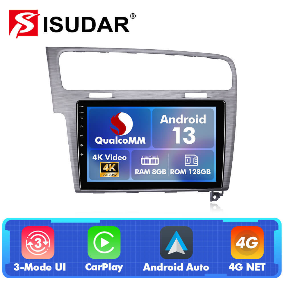 Q74 Qualcomm Android 13 For VW Golf 7 2013-2019 Left Driving 10" Car Radio