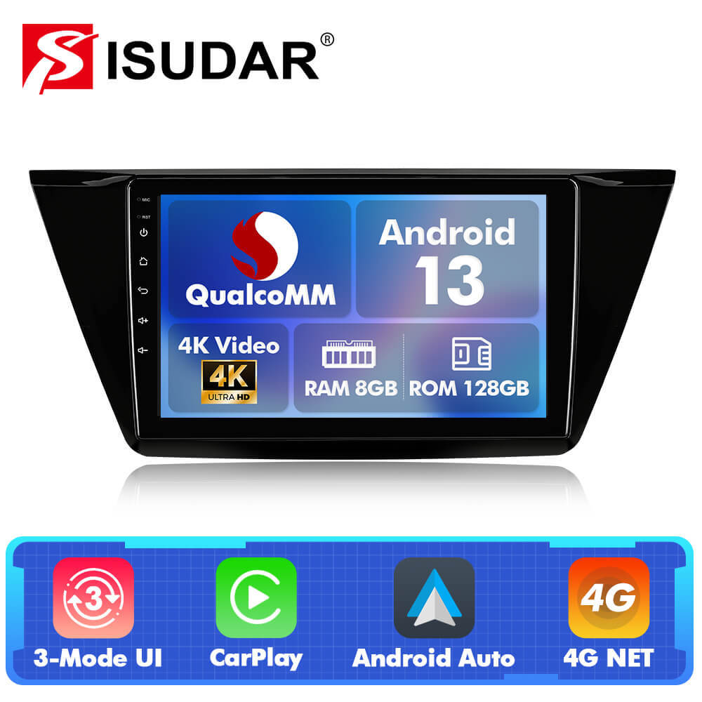 Q74 Qualcomm Android 13 For VW Touran 2016-2018 10" screen Car Radio