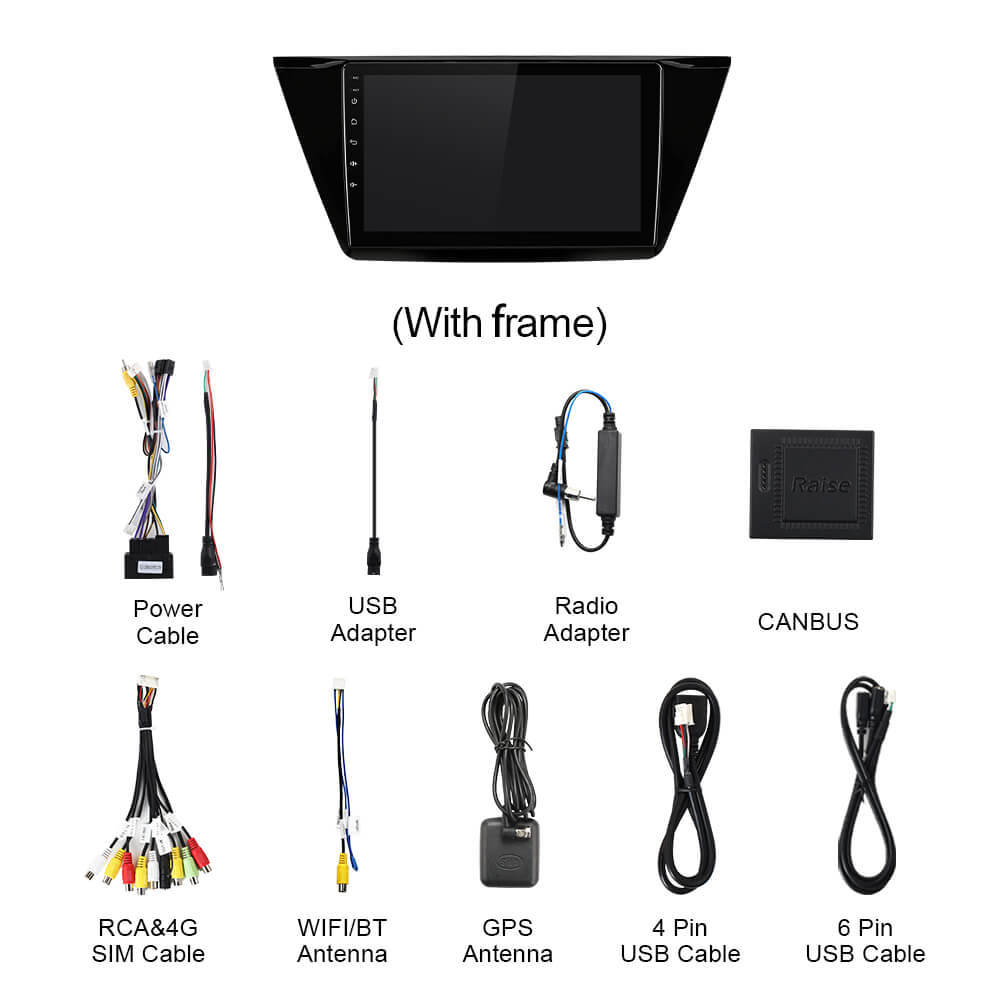 Q74 Qualcomm Android 13 For VW Touran 2016-2018 10" screen Car Radio