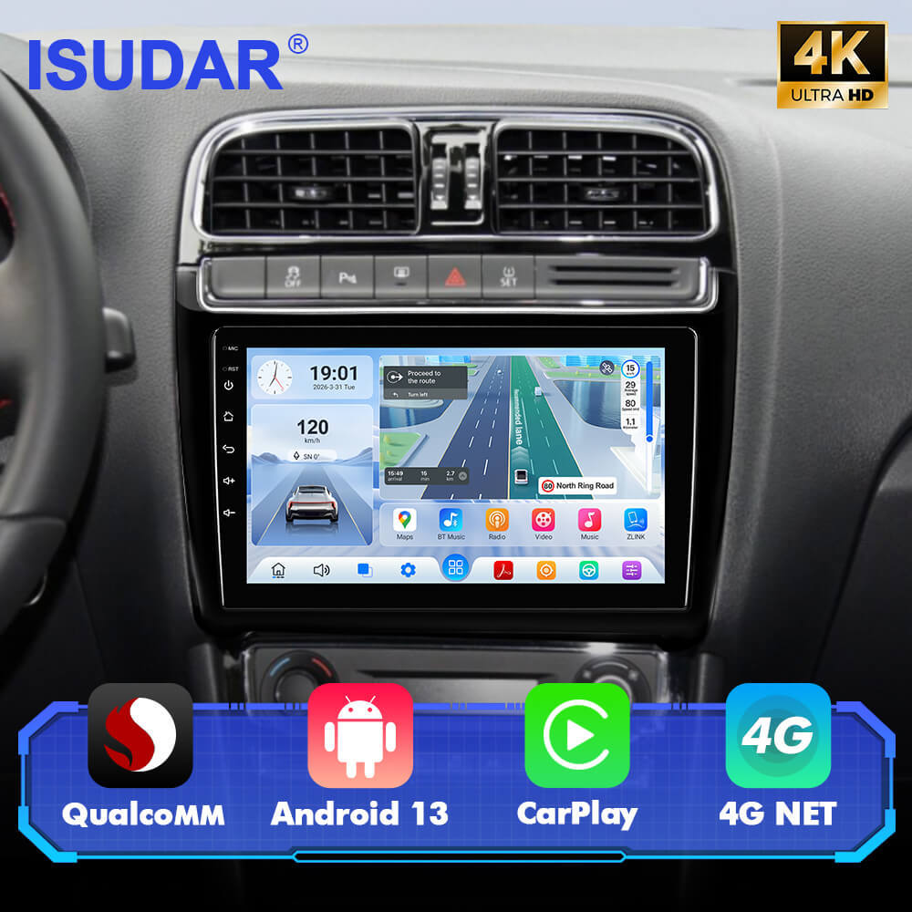 Q74 Qualcomm Android 13 For VW/Volkswagen/POLO Sedan 2009-2017 9" Car Radio