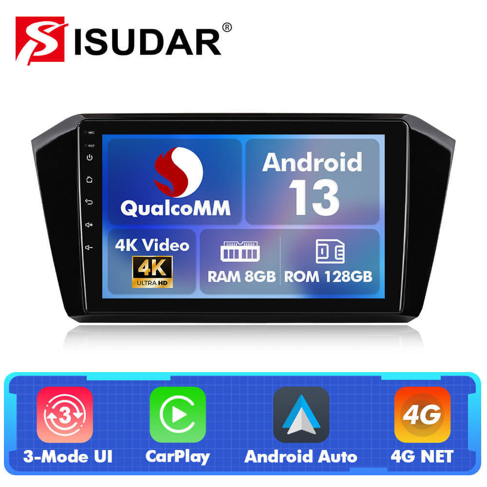 Q74 Qualcomm Android 13 For VW/Volkswagen Passat B8 2015- 10" Car Radio