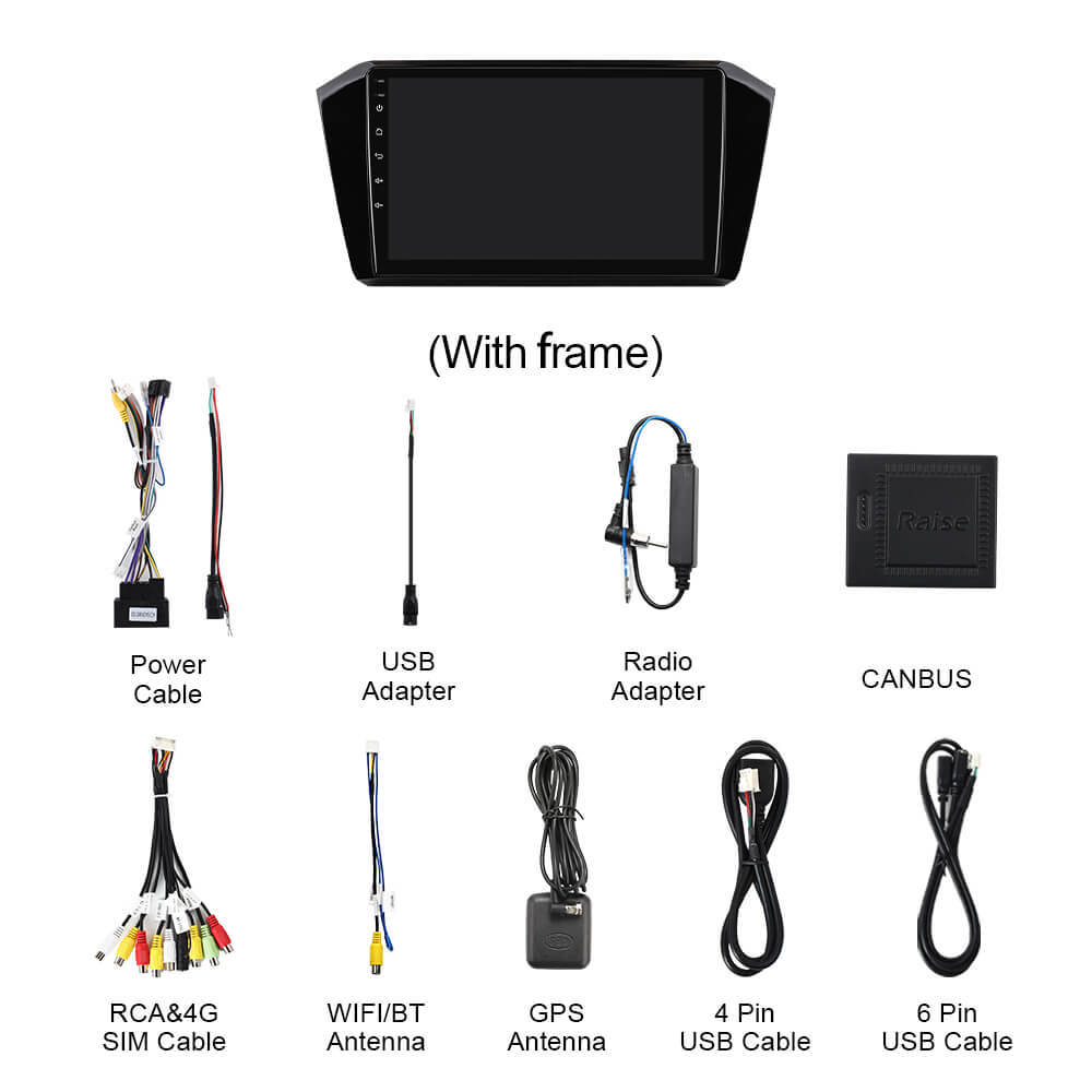 Q74 Qualcomm Android 13 For VW/Volkswagen Passat B8 2015- 10" Car Radio