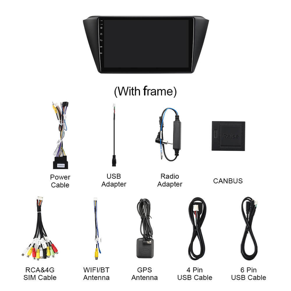 Q74 Qualcomm Android 13 For Volkswagen Skoda Fabia 2015-2019 9" Car Radio