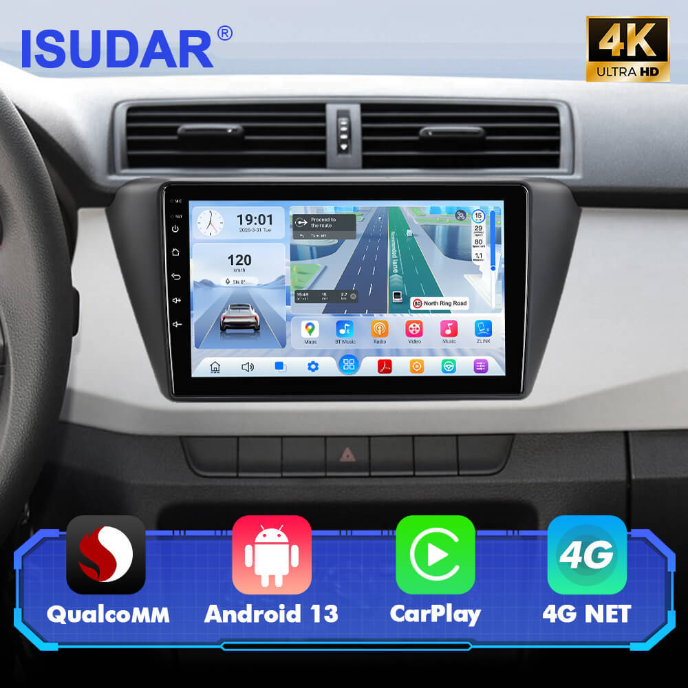 Q74 Qualcomm Android 13 For Volkswagen Skoda Fabia 2015-2019 9" Car Radio