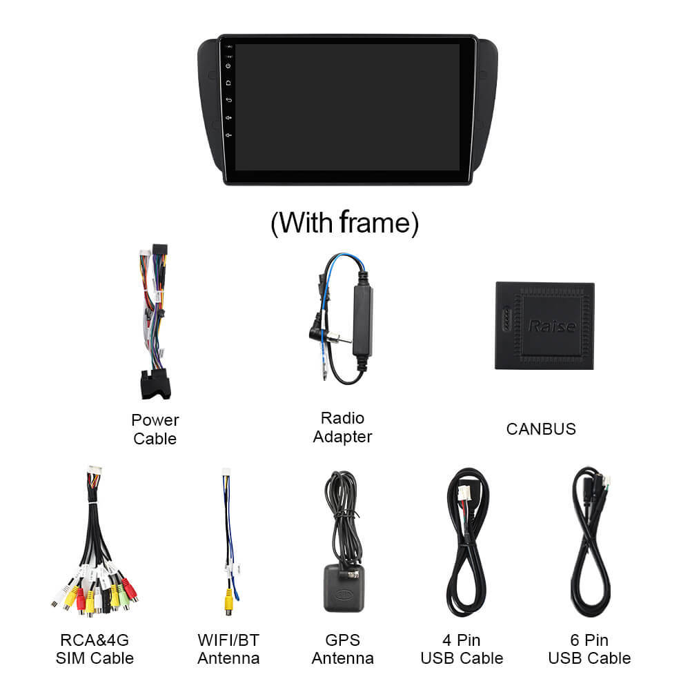Q74 Qualcomm Android 13 For Seat Ibiza 2009-2015 9" Car Radio