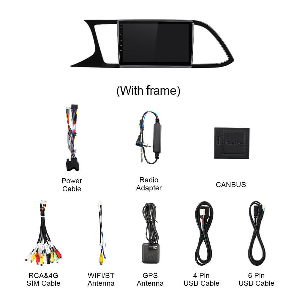 Q74 Qualcomm Android 13 For Seat LEON 2012-2020  9" Car Radio