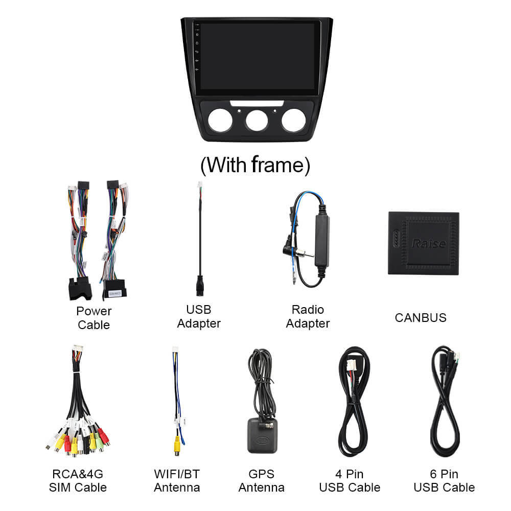 Q74 Qualcomm Android 13 For Skoda Yeti 2009-2013 10" Car Radio