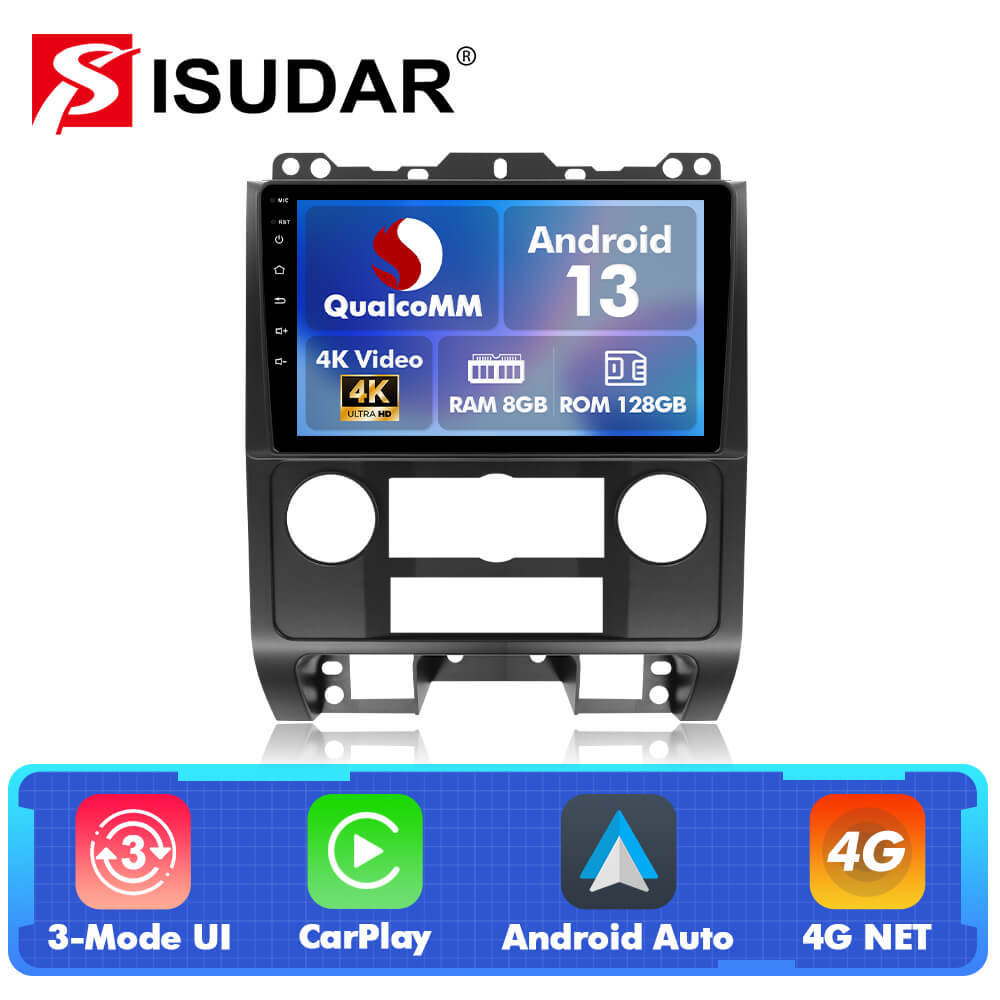 Q74 Qualcomm Android 13 For Ford Escape 2008-2011 9" Car Radio