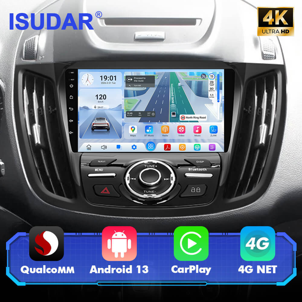 Q74 Qualcomm Android 13 For Ford Escape 2013-2016 9" Car Radio