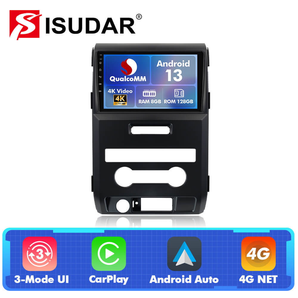 Q74 Qualcomm Android 13 For Ford F-150 F150 SVT Raptor 2009-2012  9" Car Radio