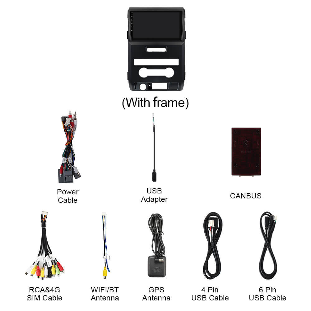 Q74 Qualcomm Android 13 For Ford F-150 F150 SVT Raptor 2009-2012  9" Car Radio