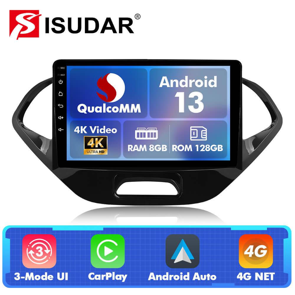 Q74 Qualcomm Android 13 For Ford Figo 2015-2018 9" Car Radio