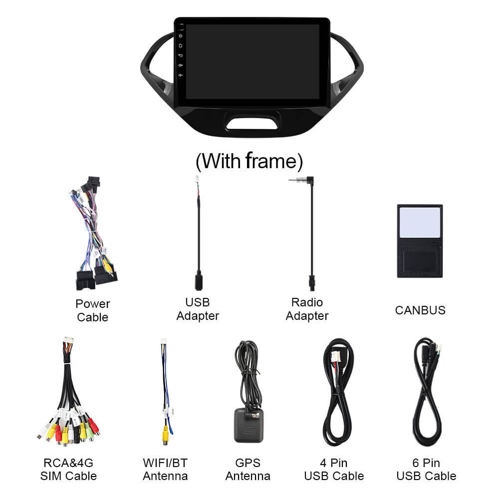 Q74 Qualcomm Android 13 For Ford Figo 2015-2018 9" Car Radio