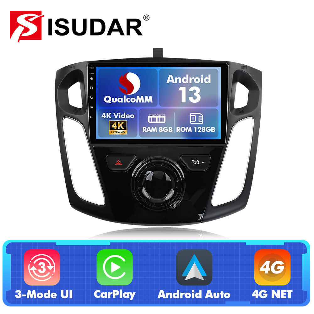 Q74 Qualcomm Android 13 For Ford Focus 2012-2015 9" Car Radio