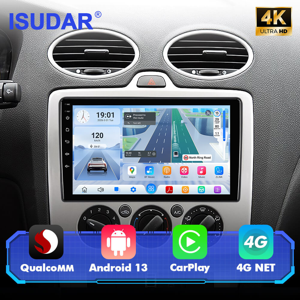 Q74 Qualcomm Android 13 For Ford Mondeo S-max Focus Kuga C MAX Transit Galaxy Fiesta 9" Car Radio