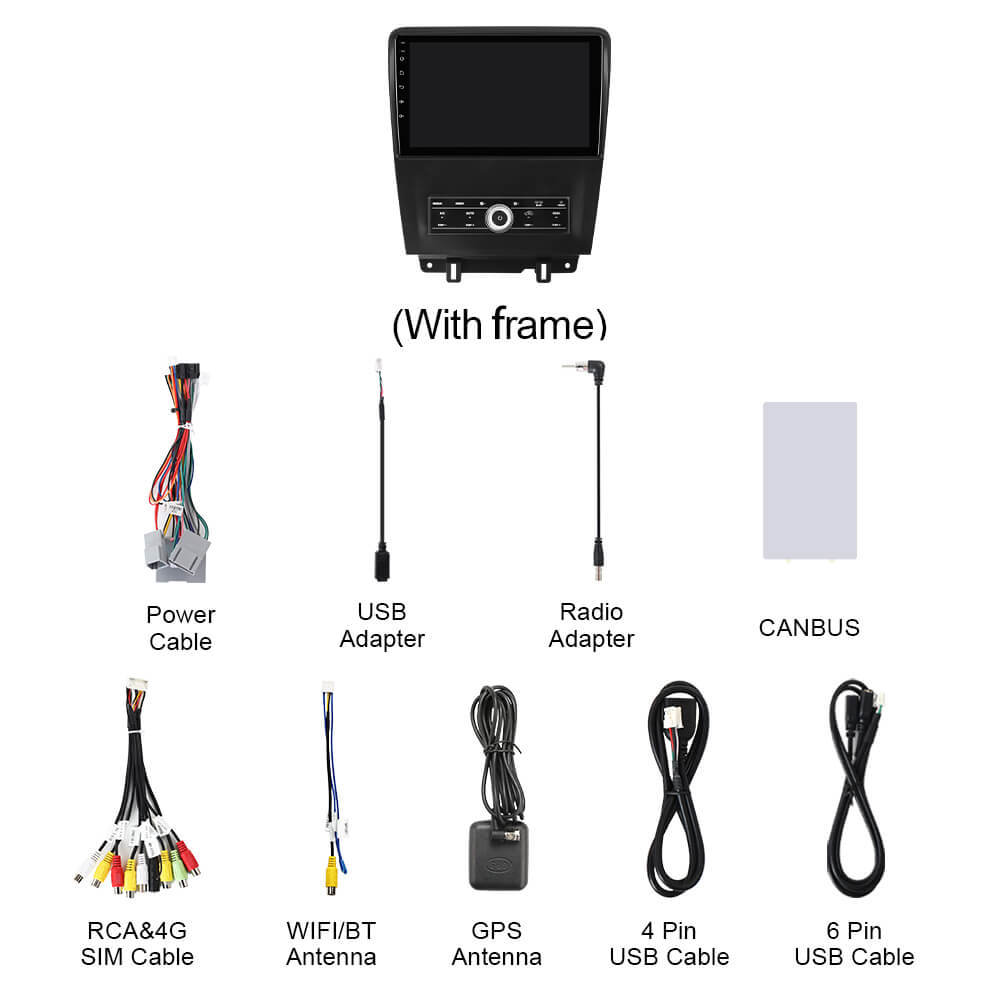 Q74 Qualcomm Android 13 For Ford Mustang 2010-2014 9" Car Radio