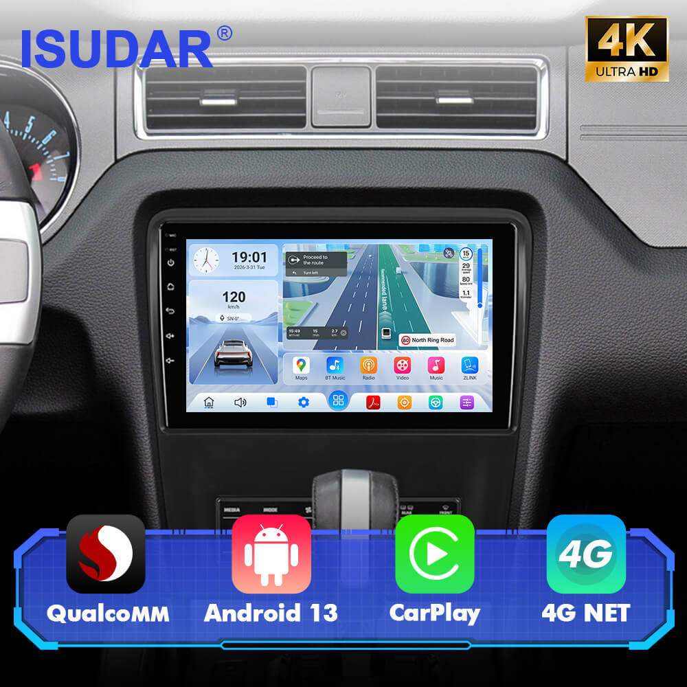 Q74 Qualcomm Android 13 For Ford Mustang 2010-2014 9" Car Radio