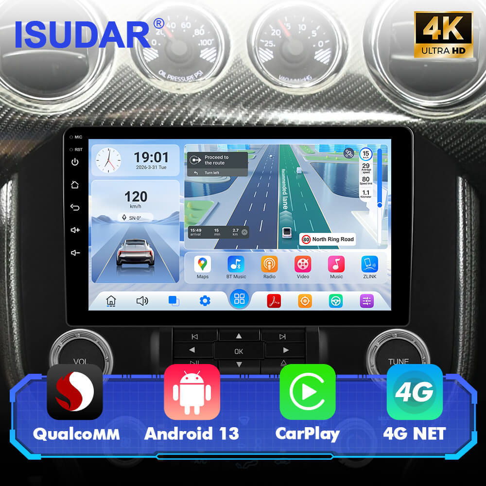 Q74 Qualcomm Android 13 For Ford Mustang 2015-2020 9" Car Radio